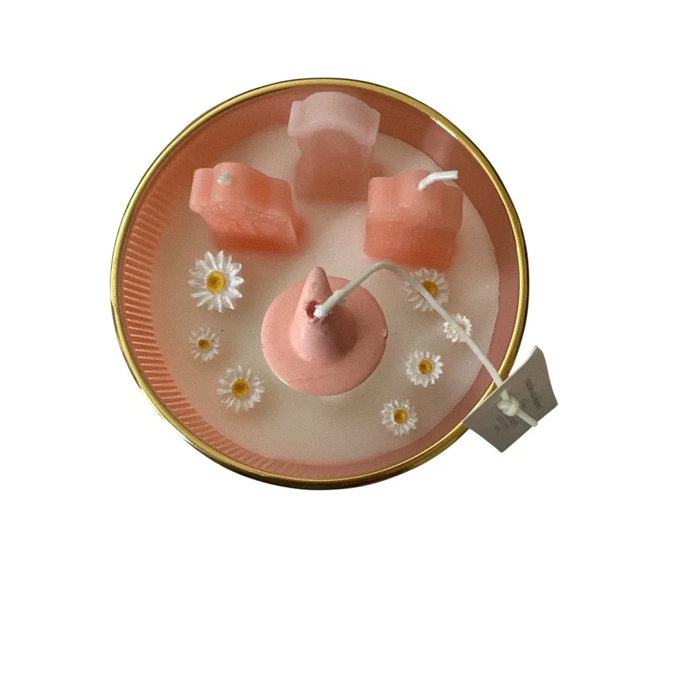 New Cupcakes & Cashmere Pink Ghost 'You've Been Ghosted'‎ Viral Candle Halloween